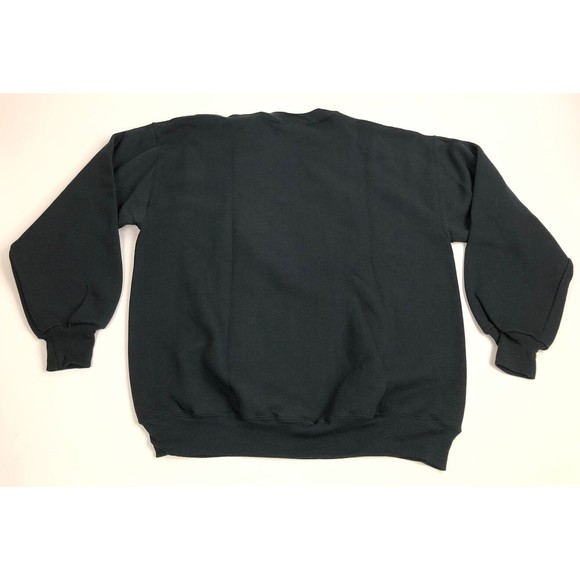 Vintage Signet Label Black MAINE - Pine Point Sweatshirt 1993 new old stock XL - Picture 4 of 7